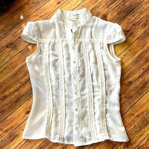 Romy Ribbed Button Down Shirt
